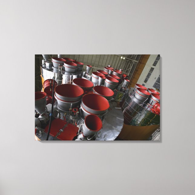 Toile Les propulseurs du Soyouz TMA-14 vaisseau spatial  (Recto)