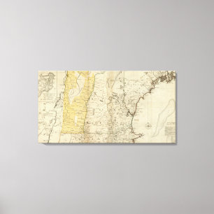 Toile Les provinces de la baie du Massachusetts