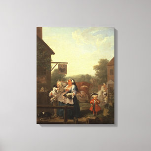 Toile Les quatre heures du jour : Même, 1736
