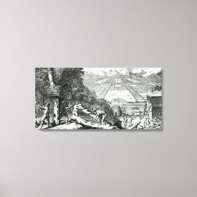 Toile Les raisons de l'établissement de la colonie de (Recto)