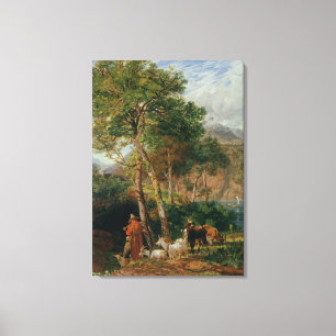 Toile Les rivages du lac Lecco