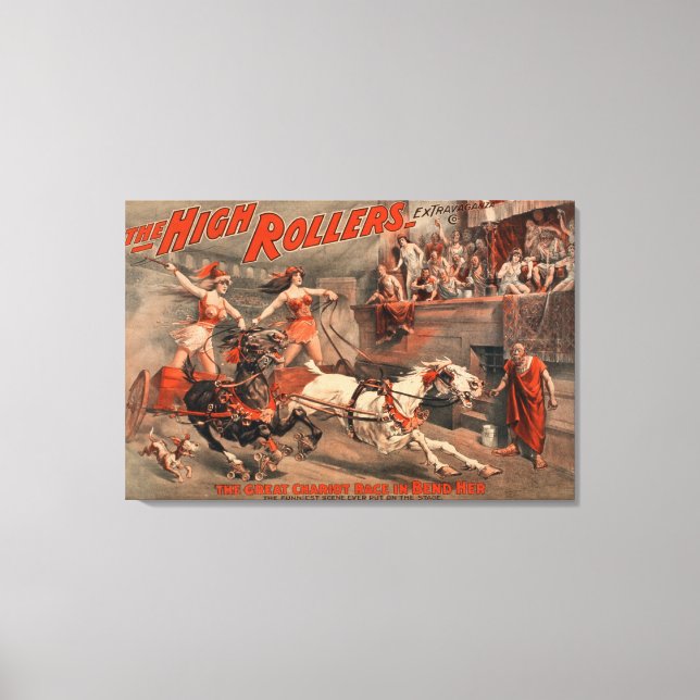 Toile Les Rollers Hauts - Ben Hur Théâtre "Plier Elle" (Recto)