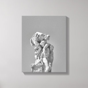 Toile Les sculptures romaines dans la composition modern
