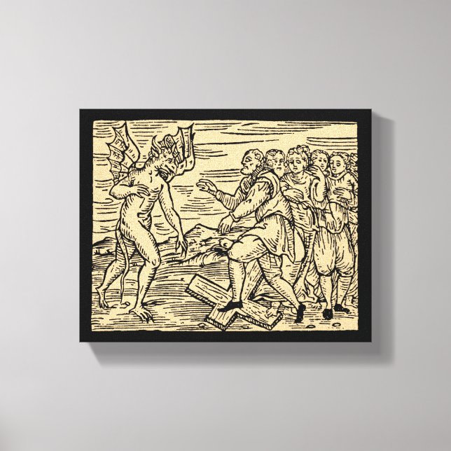 Toile Les sorcières de Satan rejettent le christianisme  (Recto)