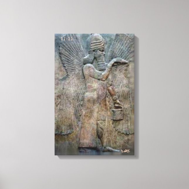 TOILE LES TABLETTES SUMÉRIENNES CANVAS DMT GRAFFITI SPIR (Recto)