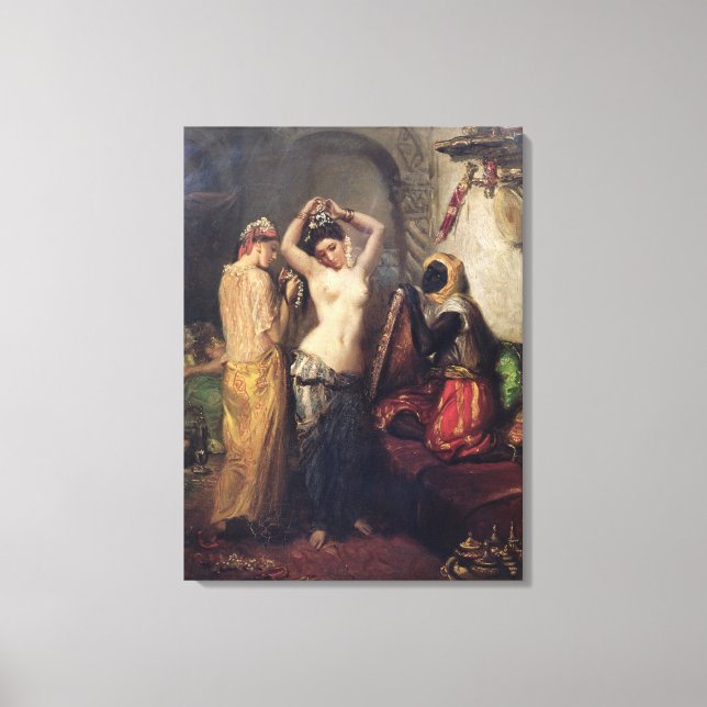 Toile Les toilettes dans le Seraglio (Recto)