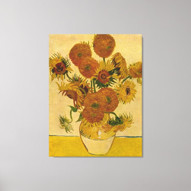 Toile Les tournesols de Vincent van Gogh, 1878 (Recto)