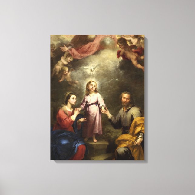 Toile Les trinités célestes et terrestres de Murillo (Recto)