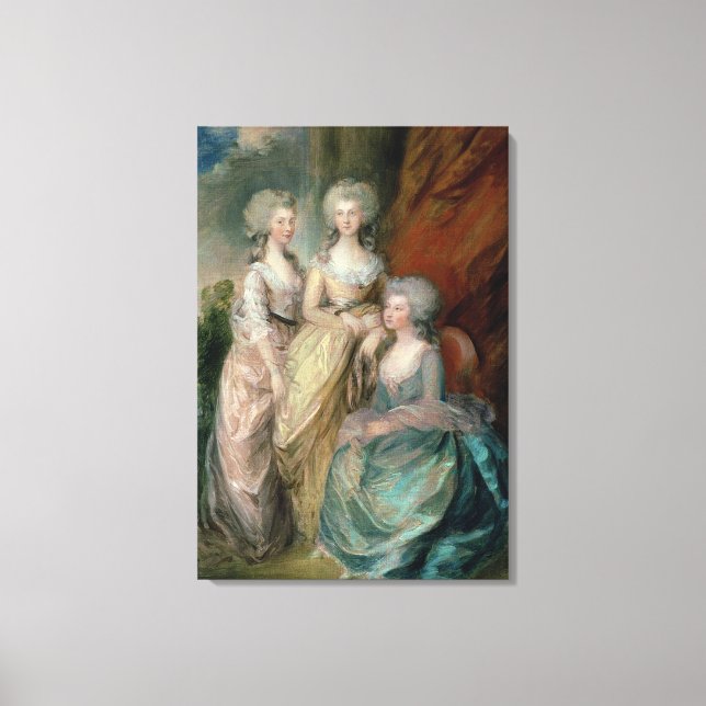 Toile Les trois filles aînées de George III : Princesse (Recto)
