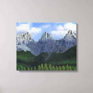 Toile Les trois soeurs en Canmore, Alberta, Canada