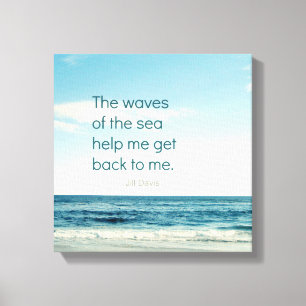 TOILE LES VAGUES DE LA MER M'AIDENT À ME RÉCUPÉRER LA