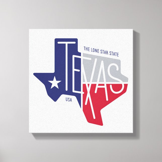 Toile L'État de Lone Star (Recto)