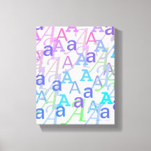 Letter Confetti "A"