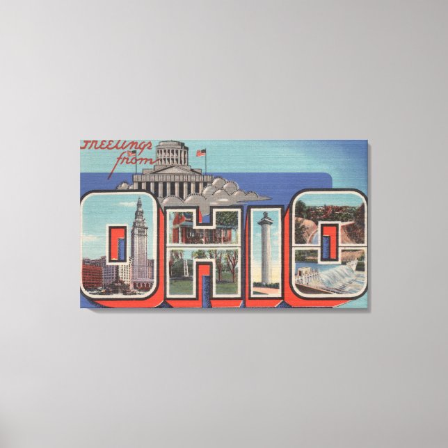 Toile LETTRE OhioGRANDE SCÈNESOhio (Recto)