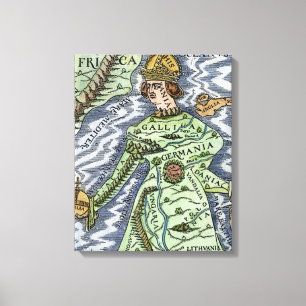 TOILE L'EUROPE EN REINE, 1588