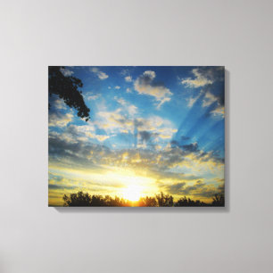 TOILE LEVER DE SOLEIL DE MATIN