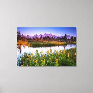 Toile Lever de soleil de Teton