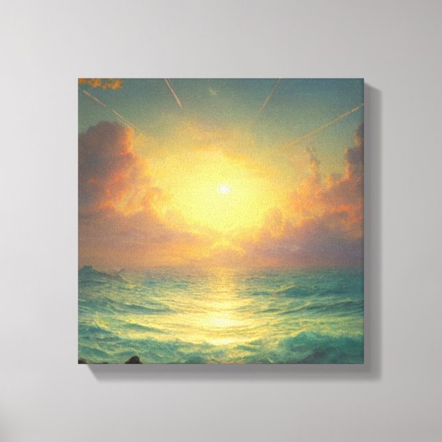 Toile Lever de soleil magique (Recto)
