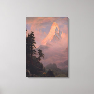 Toile Lever de soleil sur le Matterhorn