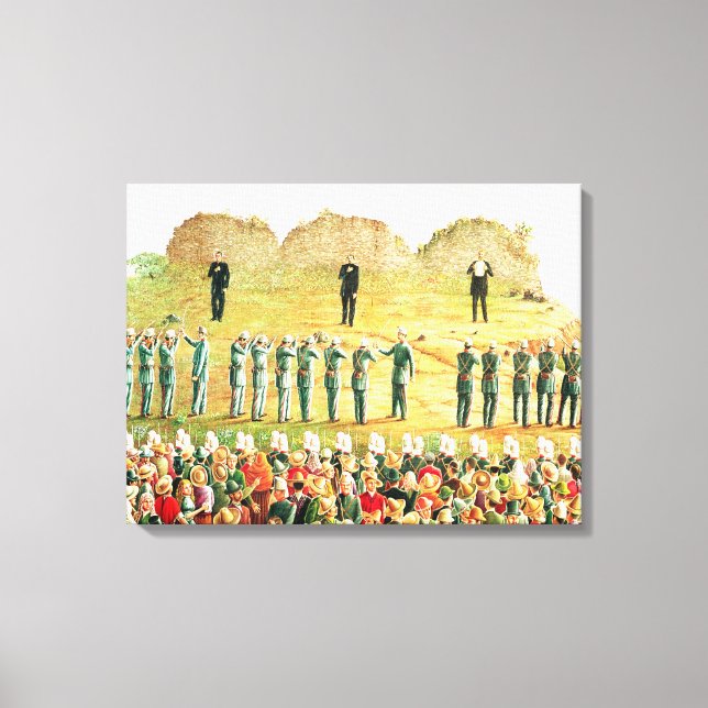 Toile L'exécution de Maximilian I (Recto)