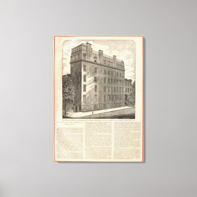 Toile Lexington Avenue Bains turcs et romains (Recto)