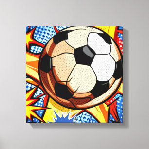 Toile L'explosion du football