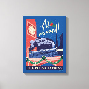 Toile L'Express Polaire - Tout À Bord !