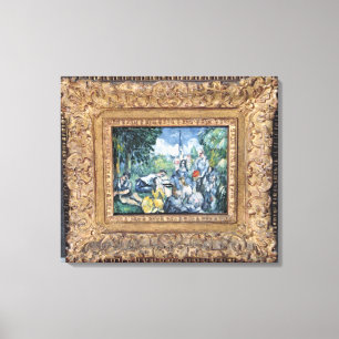 Toile L'herbe de sur de Dejeuner de Paul Cezanne  ,