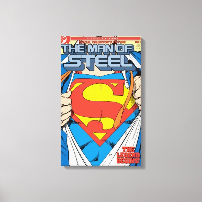 Toile L'homme de l'acier #1 Edition Collector (Recto)