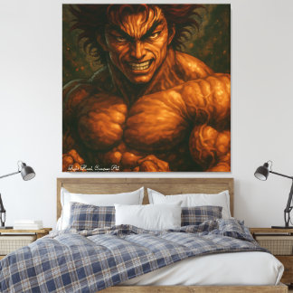 Toile L'homme le plus fort du monde