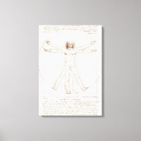 L'homme vitruvien de Léonard de Vinci (vers 1492)