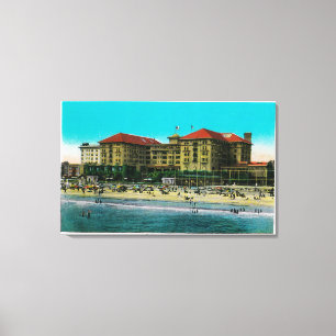Toile L'hôtel de la Virginie, Long Beach, la Californie