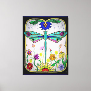 Toile libellule