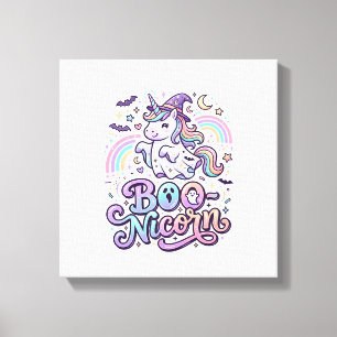 Toile Licorne Boo-licorne Premium Vector Vector Design_1