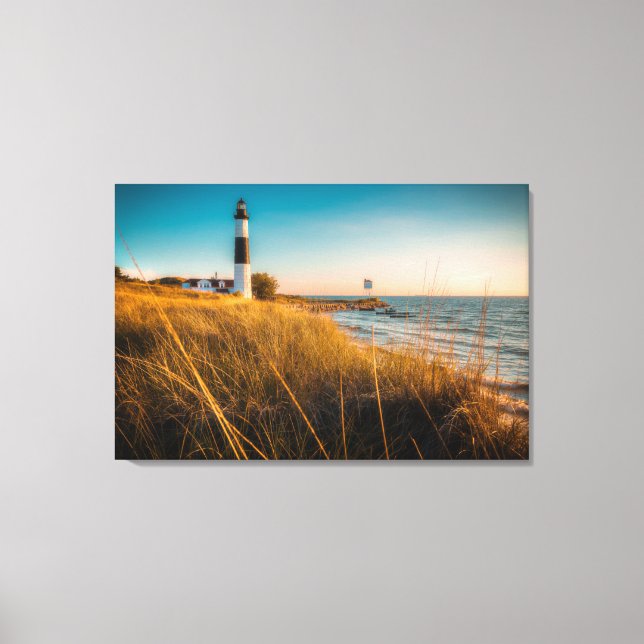 Toile Lighthouses | Big Sable Lighthouse Ludington (Recto)