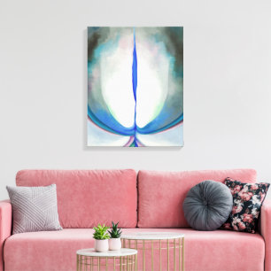 Toile Ligne bleue   Georgia O'Keeffe  