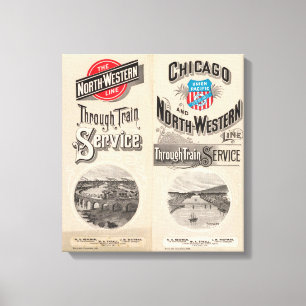 Toile Ligne Chicago et North Western