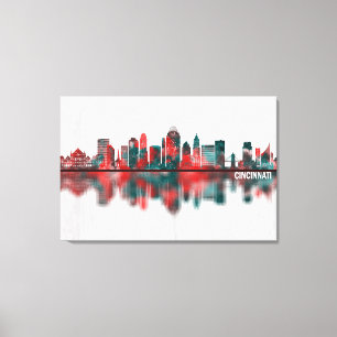 Toile Ligne Skyline Cincinnati Ohio