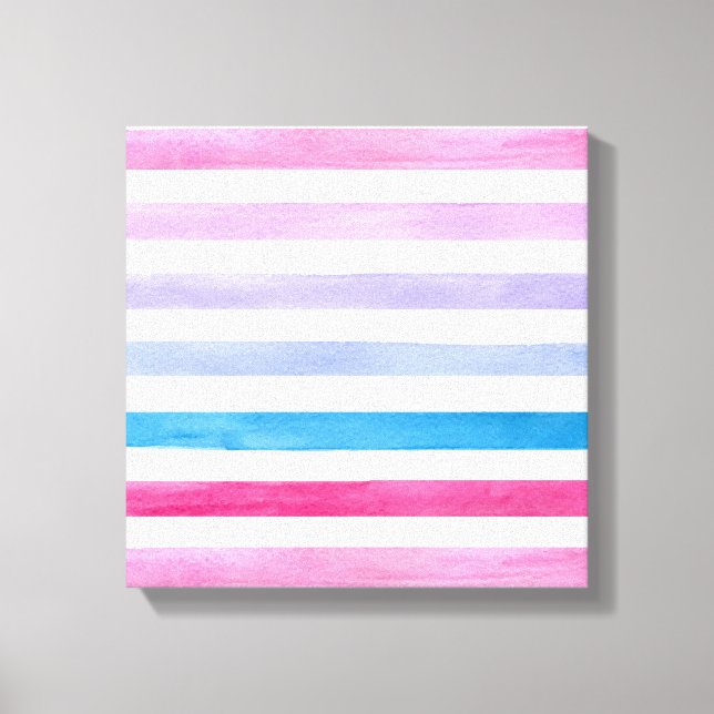 Toile Lignes colorées (Recto)