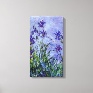 Toile Lilac Irises Monet