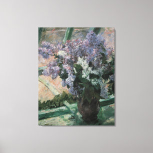 Toile Lilacs dans une fenêtre par Mary Cassatt, Art Vint