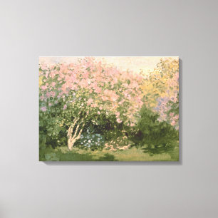 Toile Lilas de Claude Monet   au soleil, 1873