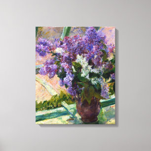 Toile Lilas de Mary Cassatt dans une fenêtre