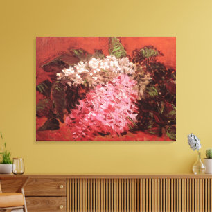 Toile Lilas rose par Vincent van Gogh, Nature morte aux 
