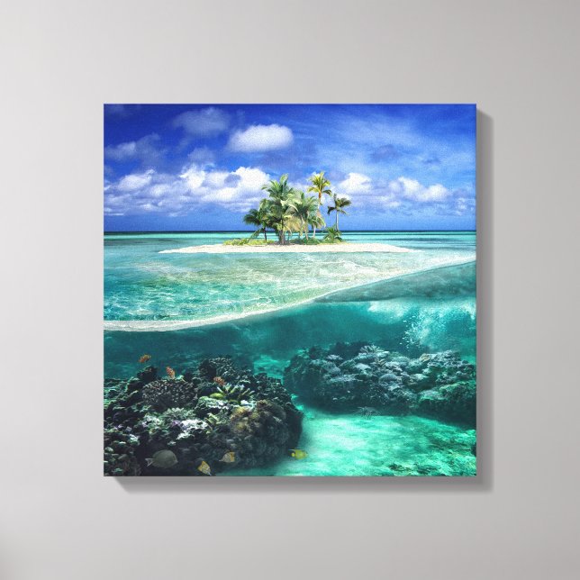 Toile L'île de Coral (Recto)