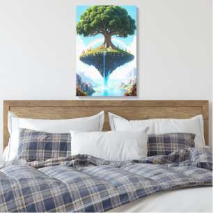Toile L'Île Flottante Enchantée