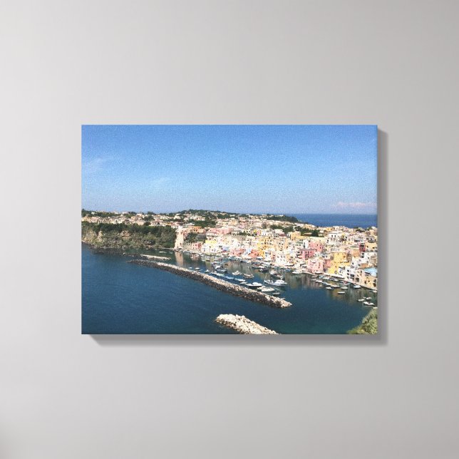 Toile L'île méditerranéenne en Italie (Recto)