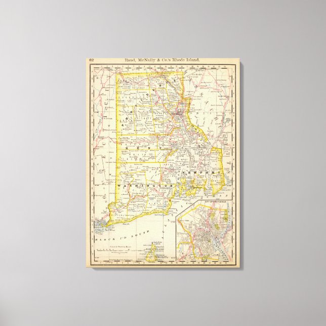 Toile L'île Rhode (Recto)