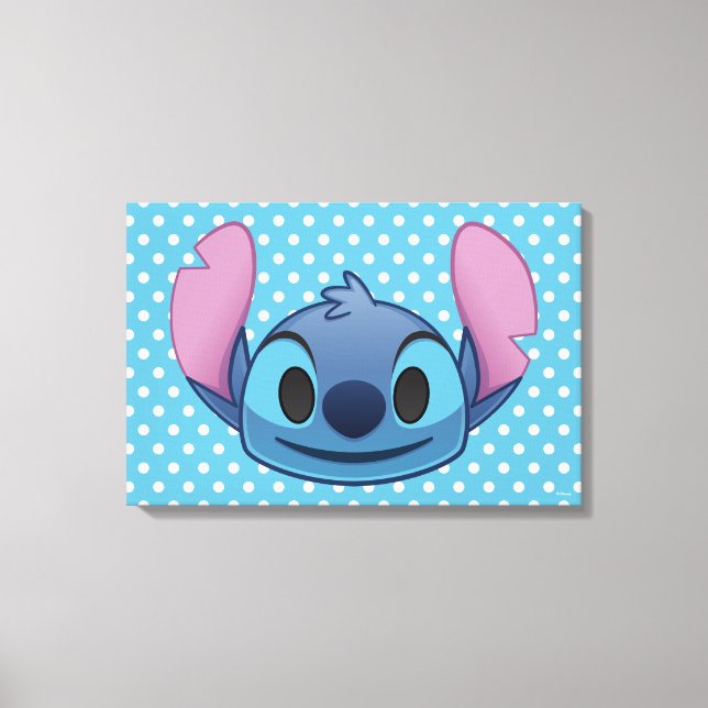 Toile Lilo & Stitch | Stitch Emoji (Recto)