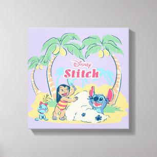 Toile Lilo & Stitch   Venez visiter les îles !